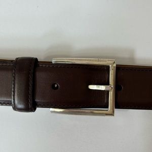 Lejon Executive Brown Full Grain Anline Steerhide Leather Dress Belt Siz…